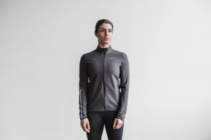 Vestes Nobull 4-way Stretch Woven Femme Grise Foncé | 45693-PESZ