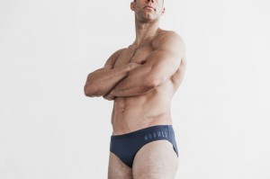 Vetement de Bain Nobull Swim Brief Homme Bleu Marine Foncé | 14805-ORIS